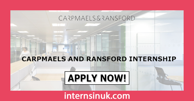 Carpmaels and Ransford Internship